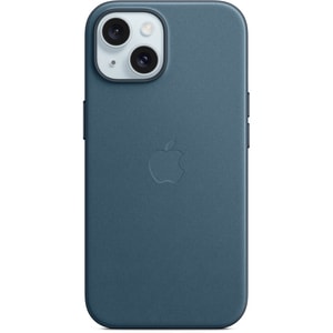 Husa telefon APPLE iPhone 15 FineWoven Case cu MagSafe - Pacific Blue, MT3G3ZM/A