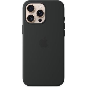 Husa telefon APPLE iPhone 16 Pro Max Silicone Case cu MagSafe - Black, MYYT3ZM/A