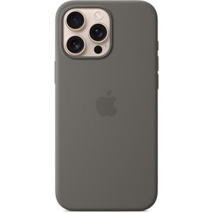 Husa telefon APPLE iPhone 16 Pro Max Silicone Case cu MagSafe - Stone Gray, MYYV3ZM/A