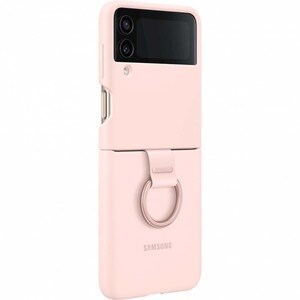 Carcasa Silicone Cover with Ring pentru SAMSUNG Galaxy Z Flip4 EF-PF721TPEGWW, Pink