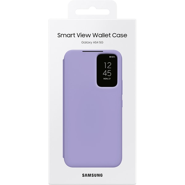 Husa SAMSUNG Smart View Wallet pentru Galaxy A54, EF-ZA546CVEGWW, Blueberry