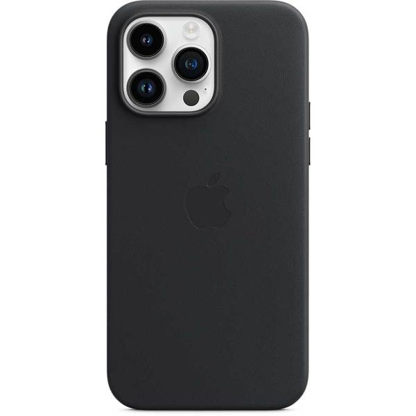 Carcasa Leather Case cu MagSafe - Midnight pentru APPLE iPhone 14 Pro, MPPG3ZM/A