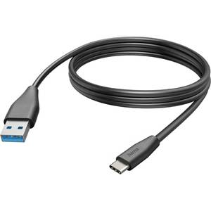 Cablu date HAMA 201597, USB-C - USB-A , 3m, negru