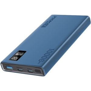 Baterie externa PROMATE Bolt-10PD, 10000mAh, 2xUSB-C, 1xUSB-A, albastru