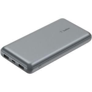 Baterie externa BELKIN BPB012btGY, 20000mAh, 1x USB-C, 2x USB-A, gri