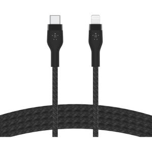Cablu de date BELKIN Boost Charge Pro Flex CAA011bt1MBK, USB-C - Lightning, 1m, negru