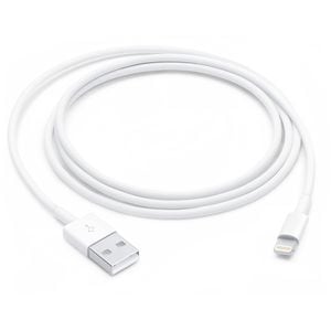 Cablu date APPLE MUQW3ZM/A, Lightning - USB-A, 1m, alb