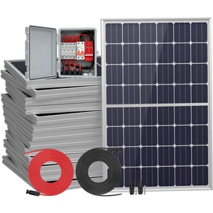 Sistem solar fotovoltaic ALFAENRG 30kW cu Invertor Huawei 30KW trifazic, acoperis tigla/tabla, cu montaj si dosar prosumator inclus, uz rezidential, TVA 9%