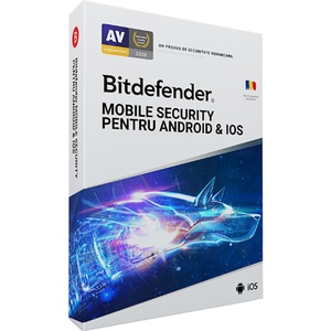 Antivirus BITDEFENDER Mobile Security pentru Android si iOS, 1 an, 3 dispozitive, Retail