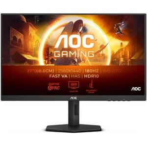 Monitor Gaming LED Fast VA AOC Q27G4XN, 27", QHD, 180Hz, HDR 10, negru