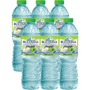 Apa plata BUCOVINA Mar bax 1.5L x 6 sticle