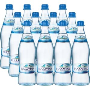 Apa carbogazoasa BUCOVINA bax 0.75L x 12 sticle