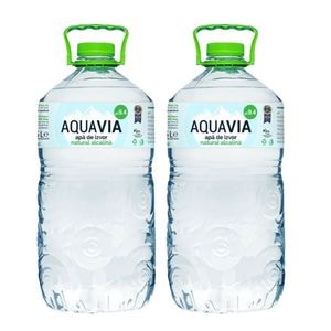 Apa plata alcalina AQUAVIA bax 5L x 2 sticle