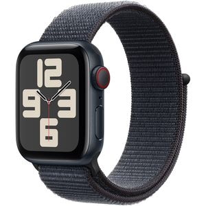 APPLE Watch SE (2nd Gen) V2, GPS + Cellular, 44mm Midnight Aluminium Case, Ink Sport Loop