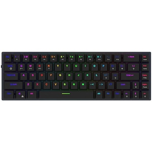 Tastatura Gaming Wireless mecanica AQIRYS Agena, Bluetooth, USB, Layout US, negru