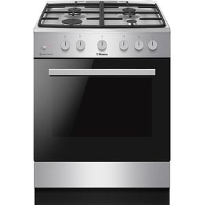 Aragaz HANSA FCGS61129H, 4 arzatoare, Gaz, L 60 cm, inox