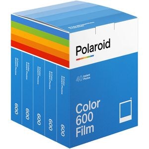 Film original color Polaroid pentru Polaroid 600, 40 buc