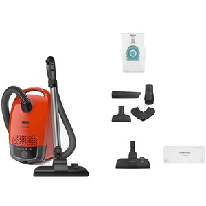 Aspirator cu sac MIELE Guard S1 Junior 12558560, 3.5l, 890W, 76dB, rosu-negru