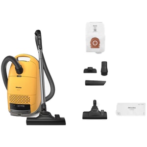 Aspirator cu sac MIELE Guard M1 12562360, 4.5l, 890W, 77dB, galben-negru