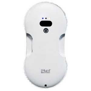 Aspirator robot geamuri IHUNT Smart Window 4 Pro Twin Spray, 24V, autonomie max 20 min, alb-gri
