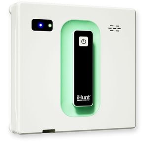 Aspirator robot geamuri IHUNT Smart Window 4 Supreme Twin Spray, 24V, autonomie max 25 min, alb-negru