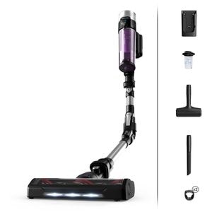 Aspirator vertical ROWENTA X-Force 9.6 RH2037WO, 0.4l, 18V, autonomie max 45 min, violet-negru