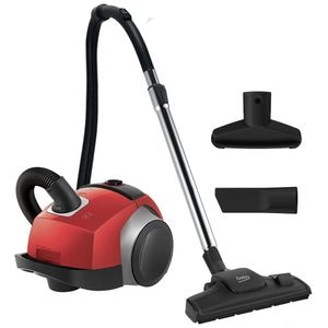 Aspirator cu sac BEKO PerformCyclone VCC44401AR, 4l, 800W, 75dB, rosu-negru 