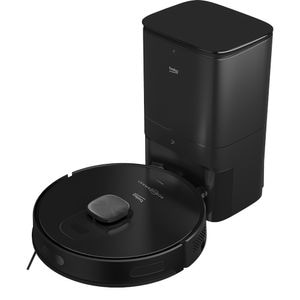 Aspirator robot 2in1 BEKO RoboSmart VRR94314VB, 0.4l, 14.4V, autonomie max 250 min, Wi-Fi, functie mop, negru