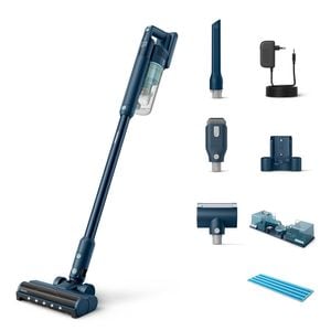 Aspirator vertical PHILIPS Seria 5000 XC5141/01, 0.27l, 25.2V, autonomie max 60 min, mod Aqua, albastru inchis-negru