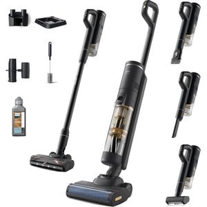 Aspirator vertical PHILIPS AquaTrio Seria 7000 XW7264/11, 0.45l, 21.6V, autonomie max 30 min, PowerCyclone Aqua, negru-auriu