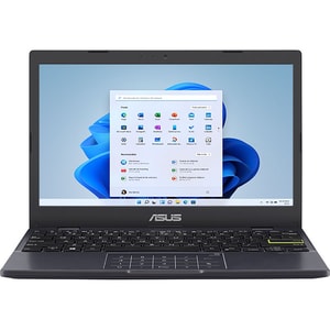 Laptop ASUS E210MA-GJ338WS, Intel Celeron N4020 pana la 2.8GHz, 11.6" HD, 4GB, eMMC 128GB, Intel UHD Graphics 600, Windows 11 Home S, negru