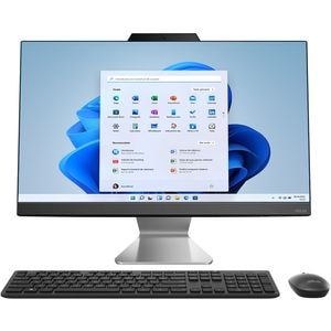 Sistem All in One ASUS A3402WBAK-BA546W, Intel Core i7-1255U pana la 4.7GHz, 23.8" Full HD, 8GB, SSD 512GB, Intel UHD Graphics, Windows 11 Home, negru
