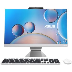 Sistem All in One ASUS A3402WVAK-WPC1000, Intel Core i3-1315U pana la 4.5GHz, 23.8" Full HD, 8GB, SSD 512GB, Intel Iris Xe Graphics, Free DOS, alb