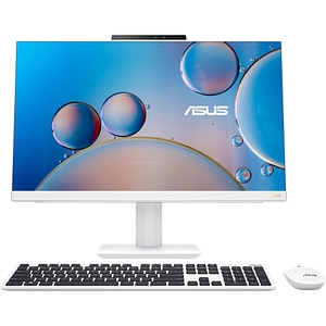 Sistem All in One ASUS A5402WVARK-WPC0030, Intel Core 5 120U pana la 5GHz, 23.8" Full HD Touch, 16GB, SSD 512GB, Intel Graphics, Free DOS, alb