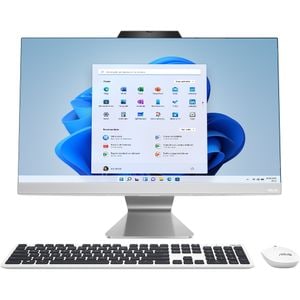 Sistem All in One ASUS M3402WFAK-WA012X, AMD Ryzen 3 7320U pana la 4.1GHz, 23.8" Full HD, 8GB, SSD 256GB, AMD Radeon 610M Graphics, Windows 11 Home, alb