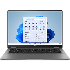 Laptop ASUS Vivobook 14 Flip OLED TP3407SA-QL059X, Intel Core Ultra 5 226V pana la 4.8GHz, 14" WUXGA, 16GB, SSD 1TB, Intel Arc Graphics, Windows 11 Pro, Matte Gray