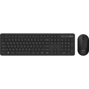 Kit tastatura si mouse Wireless ASUS CW100, USB, negru