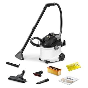 Aspirator cu spalare KARCHER SE 5, 4l, 1000W, alb-negru