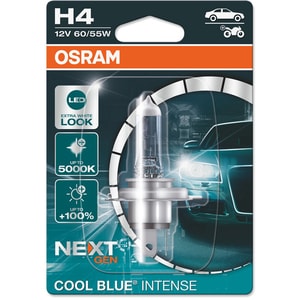 Bec auto Halogen OSRAM Cool Blue Intense Next Gen, H4, 60/55W, 1buc