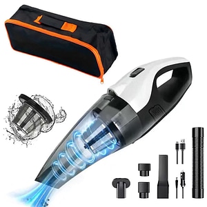 Aspirator auto ROLL FAST 81810R, 150W, alb-negru