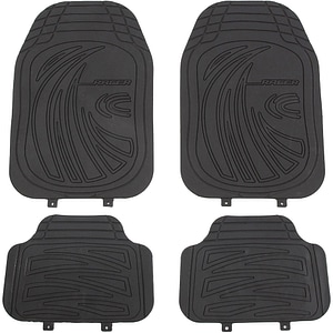 Set 4 covorase auto ROLL FAST 91571R Racer, PVC, 4 buc, negru