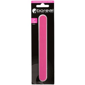 Pila pentru unghii BOREAL B931, 18 cm, carton, roz