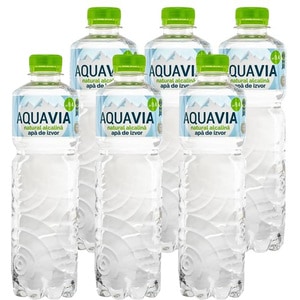 Apa plata alcalina AQUAVIA bax 0.5L x 6 sticle