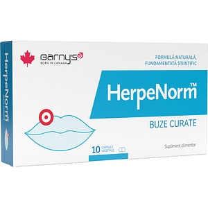 Supliment alimentar HerpeNorm Barnys, 10 capsule,  GOOD DAYS THERAPY
