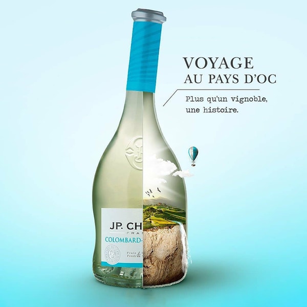 Vin alb demisec Jp Chenet Colombard Sauvignon, 0.75L