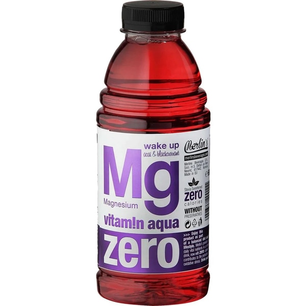 Apa cu vitamine MG ZERO VITAMIN AQUA Acai&amp;Blackcurrant bax 0.6L x 6 sticle