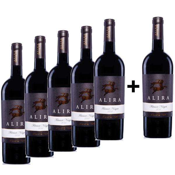 Vin Rosu Sec Alira Grand Vin Feteasca Neagra 0 75l 5 1 Sticle