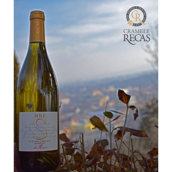 Vin alb sec Cramele Recas Sole Feteasca Regala Barrique 2020, 0.75L