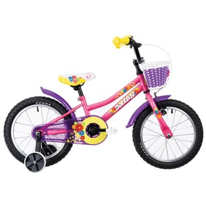 Bicicleta copii DHS 1602, 16", roz