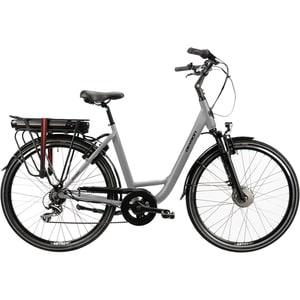 Bicicleta asistata electric DEVRON 28220 S, roata 28", motor 250W, viteza max 25km/h, gri